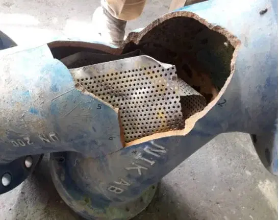 Strainer Joint Failure